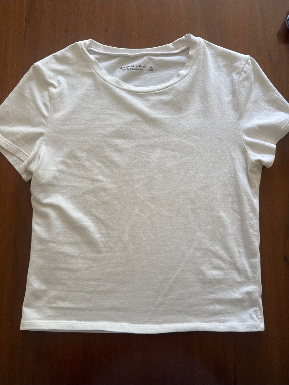 Abercrombie & Fitch Women’s White Short Sleeve Crew Tee